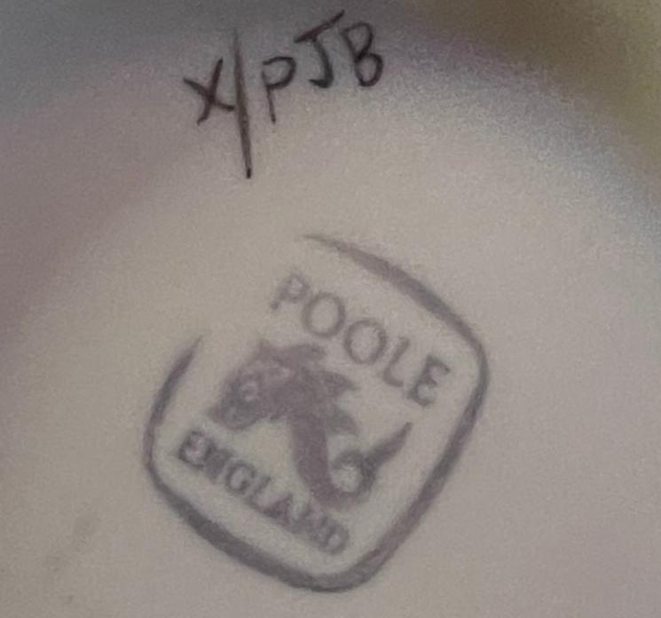 Poole Pottery 1950'S Freeform Vase- 685 PJB by Alfred Read.