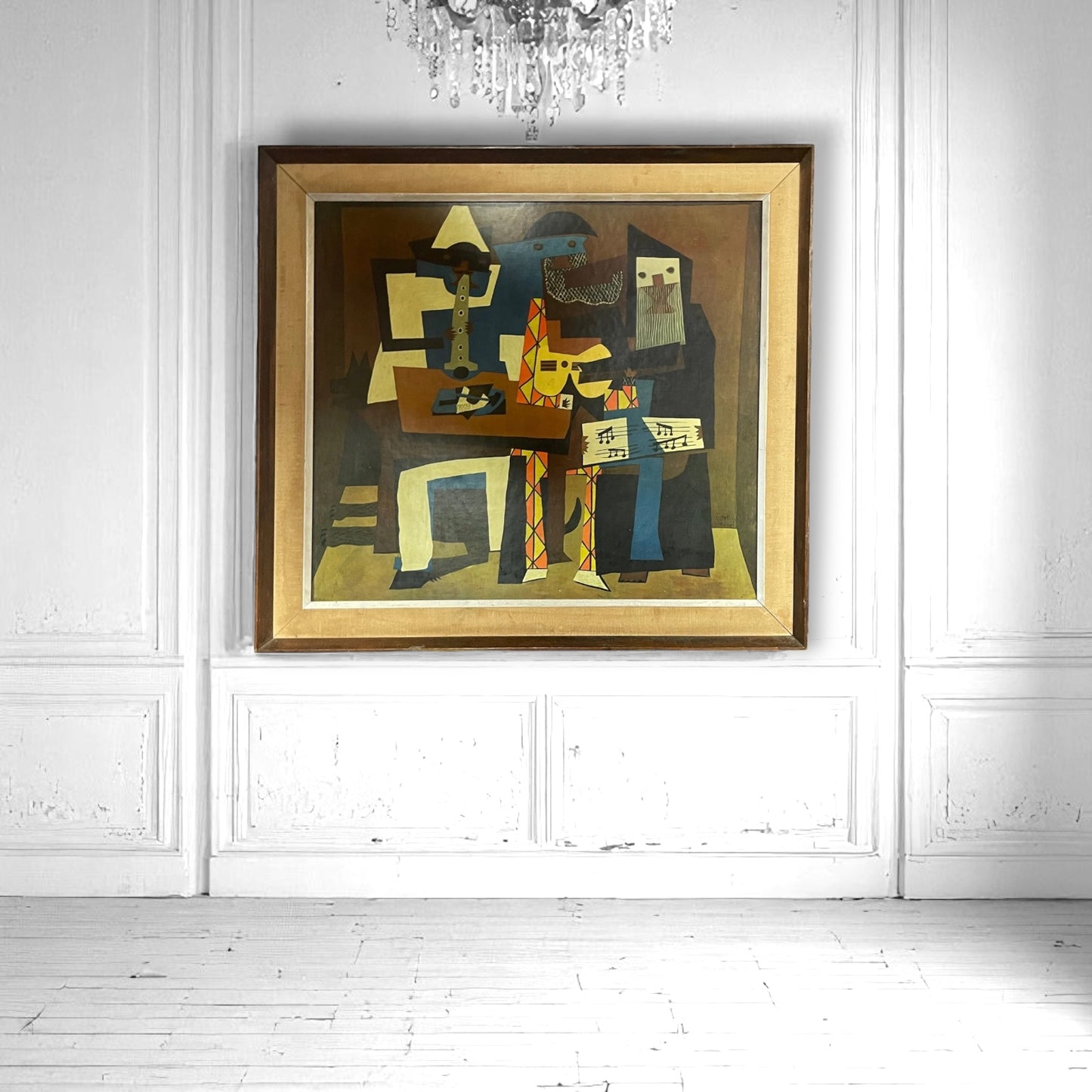 Pablo Picasso"Three Musicians", lithograph 1950's ©MMA.