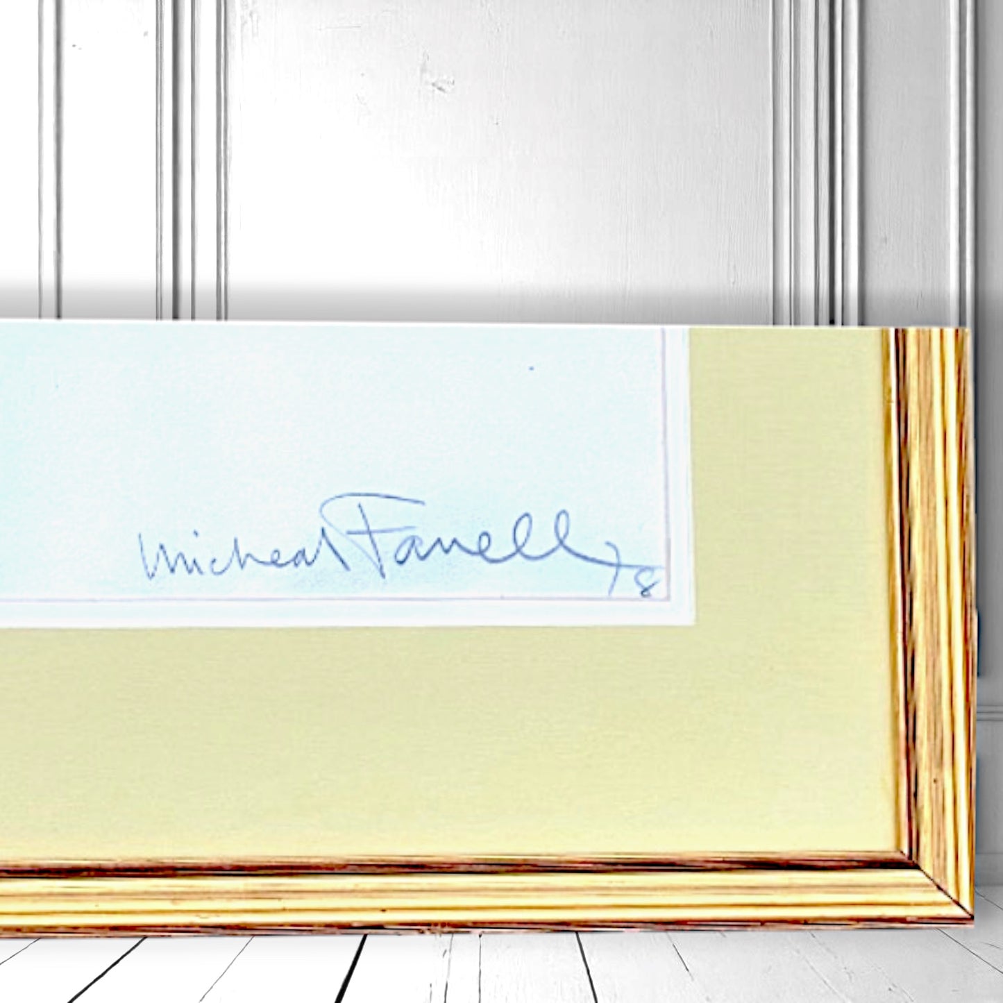 Michael Farrell “Madonna Irlanda” Signed Limited Edition Lithograph 18/120 – Framed