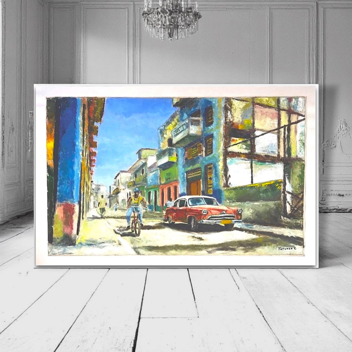 Carlos Toranzo Cuban Painting 1980's