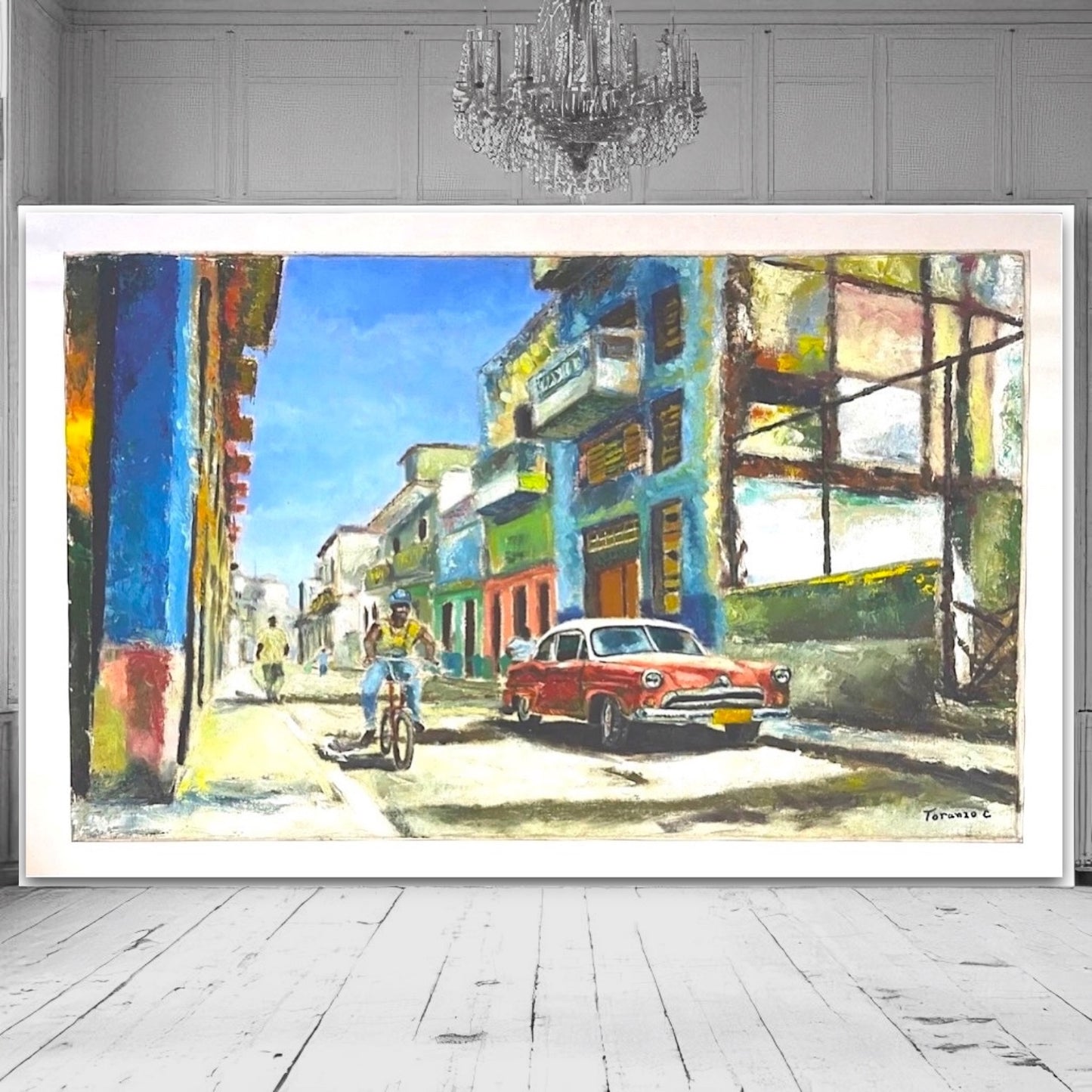 Carlos Toranzo Cuban Painting 1980's