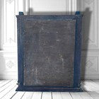 Antique Ebonized Gothic Revival Overmantel Mirror, With Original Mercury Glass,1860–1880.