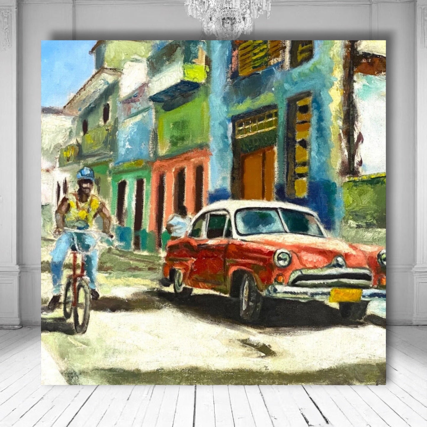 Carlos Toranzo Cuban Painting 1980's