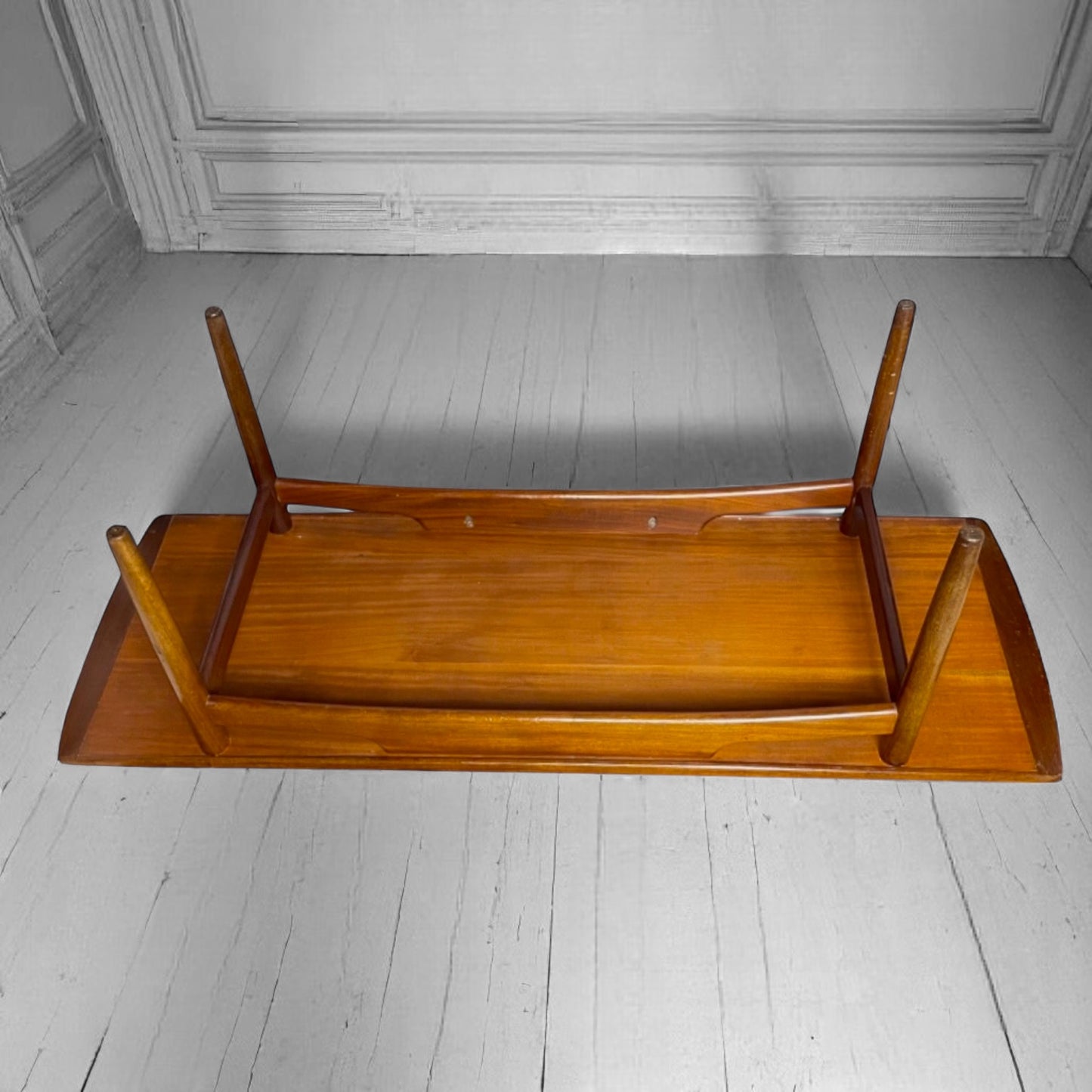 Mid Century Large Teak Coffee table designed by I.B.Kofod-Larsen for G Plan ,with label