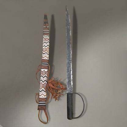 A rare and authentic African prestige sword, dated to c. 1900–30