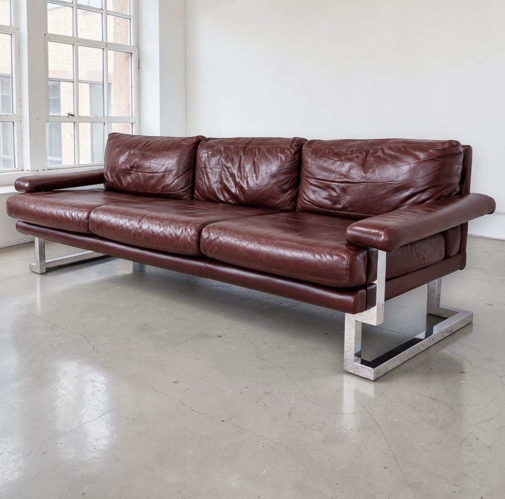 Mid Century Pieff Mandarin 3-Seater Sofa & Pair of Armchairs Tim Bates, 1970s