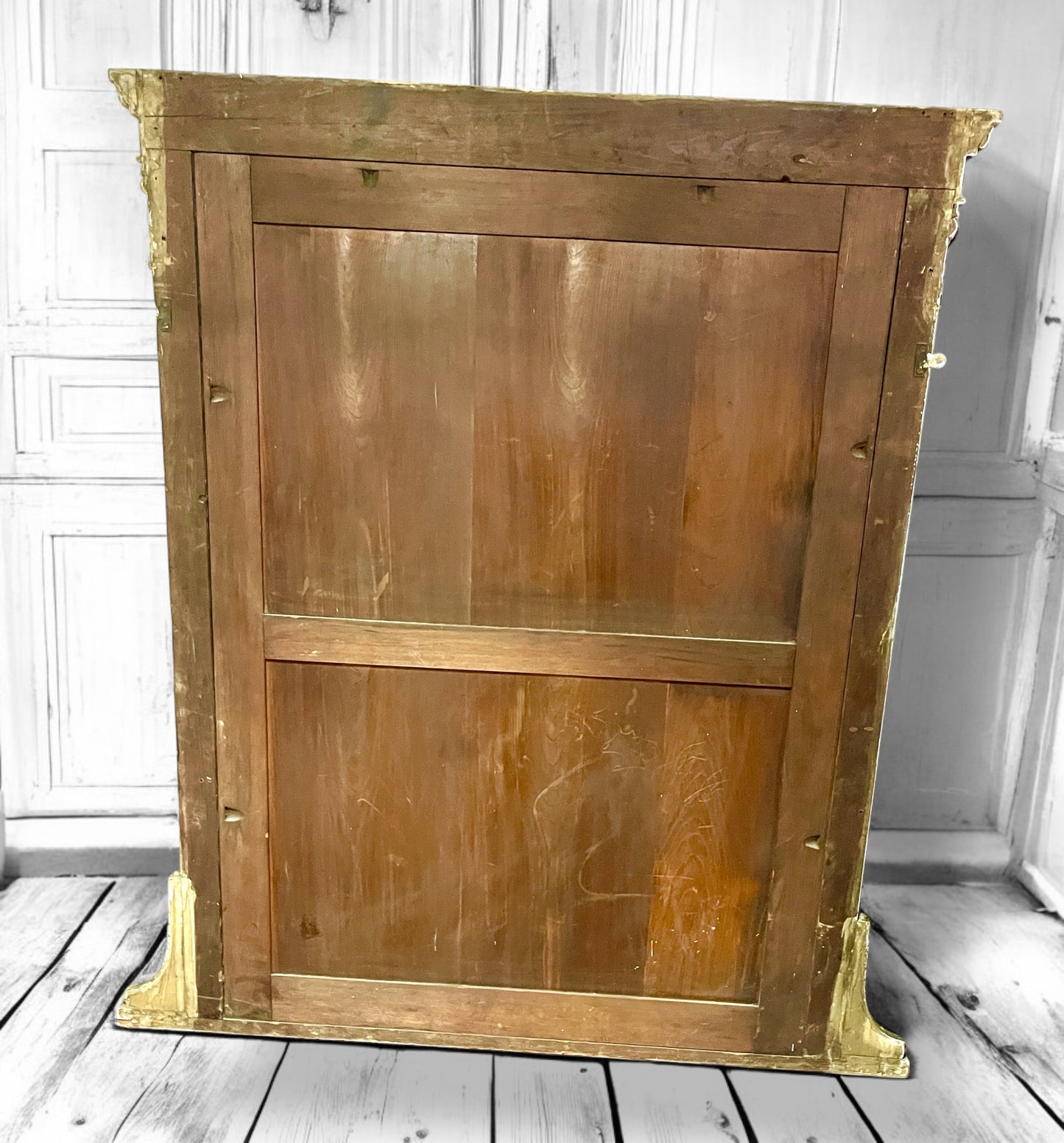 Antique Regency Giltwood Overmantel Mirror Mercury Glass c.1820–1850