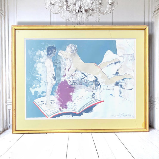 Michael Farrell “Madonna Irlanda” Signed Limited Edition Lithograph 18/120 – Framed