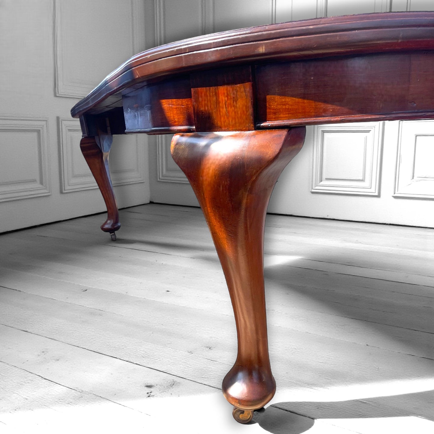 Large Victorian Antique Rare Bespoke Extending Table 10ft Large Cabriole Legs