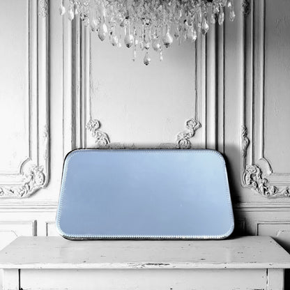 Antique Rare Art Deco Sorcerer Mirror, Tray, with Art Deco Bevelled Edge c1920’s.