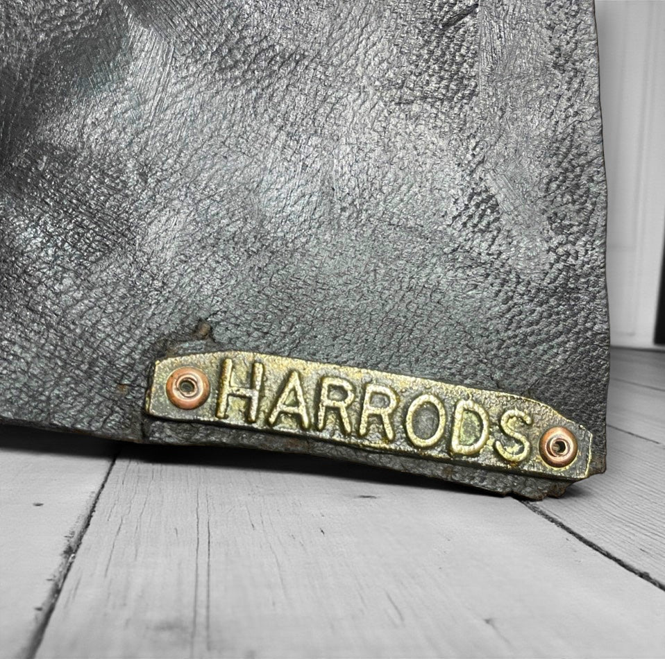 Antique Leather Full Size Baby Elephant for Harrods 1880