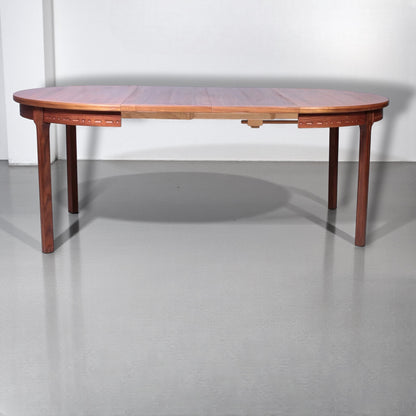 Nils Jonsson for Troeds Swedish Mid-Century Rosewood Extending Dining Table 1960