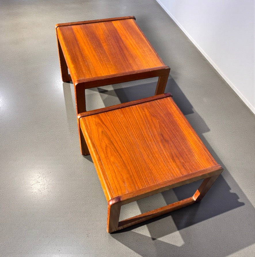 Mid Century Teak of Nest of Tables by Sunelm