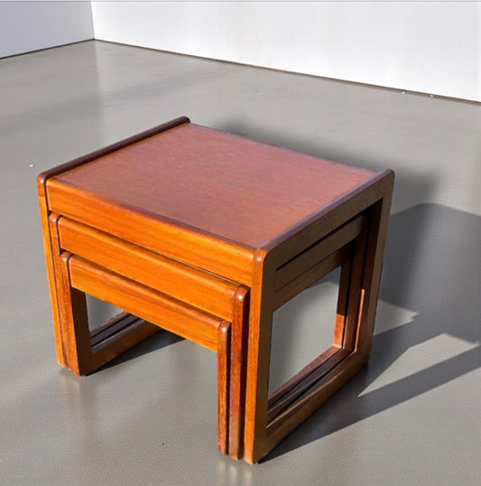 Mid Century Teak of Nest of Tables by Sunelm