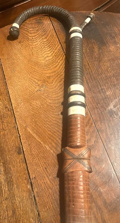 A rare and authentic African disguised sword cane, dated to c. 1920–40,