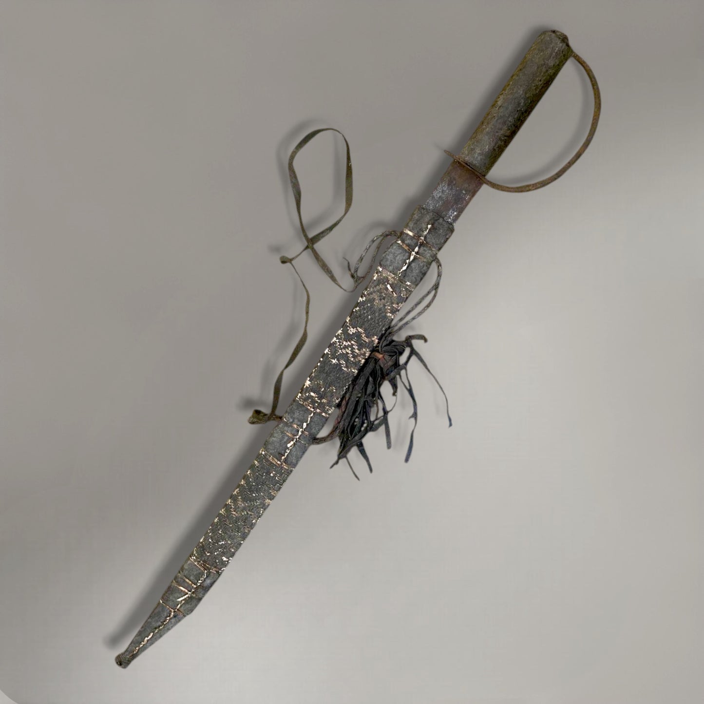 A rare and authentic African prestige sword, dated to c. 1900–30