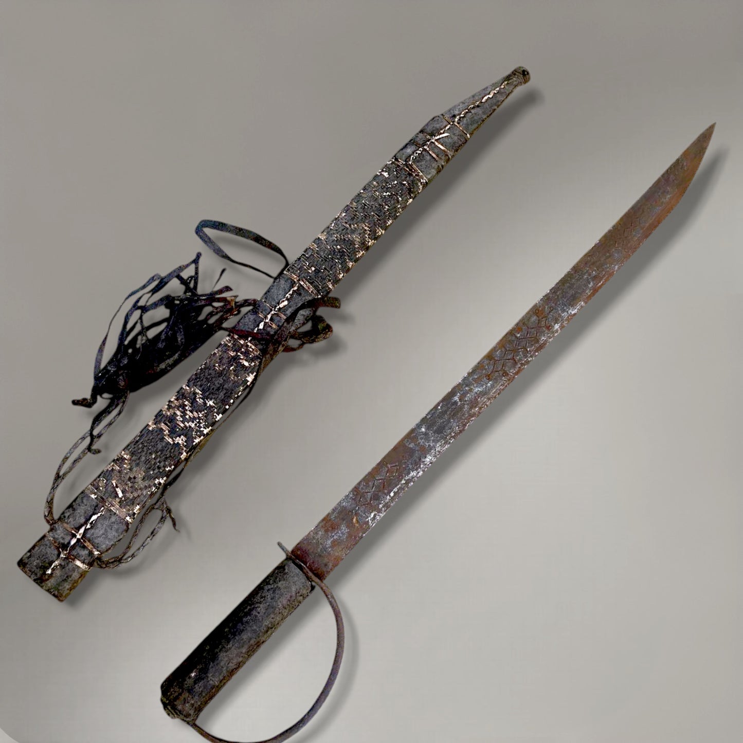 A rare and authentic African prestige sword, dated to c. 1900–30
