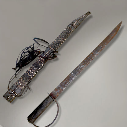 A rare and authentic African prestige sword, dated to c. 1900–30