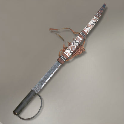 A rare and authentic African prestige sword, dated to c. 1900–30