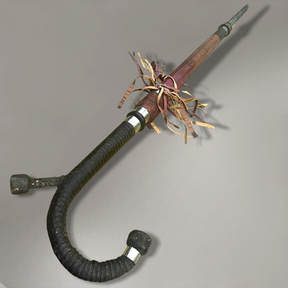 A rare and authentic African disguised sword cane, dated to c. 1920–40,