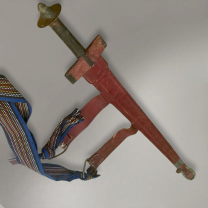 A rare and authentic African tuareg sword, dated to c. 1940–70,