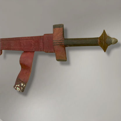 A rare and authentic African tuareg sword, dated to c. 1940–70,