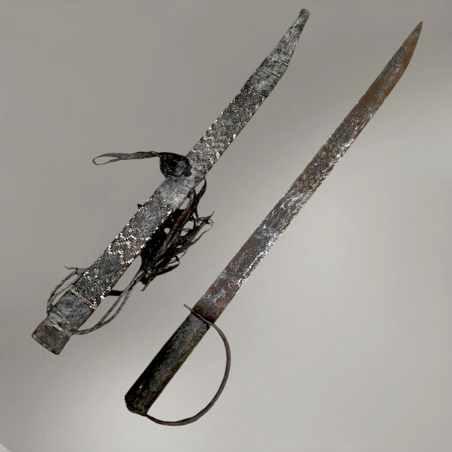 A rare and authentic African prestige sword, dated to c. 1900–30