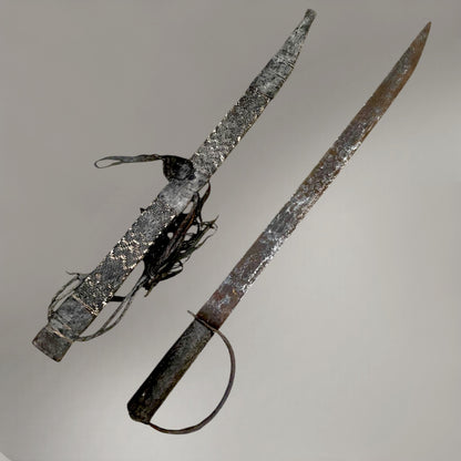A rare and authentic African prestige sword, dated to c. 1900–30