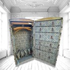 Art Deco 1920s Wardrobe Trunk Gentleman’s Antique Luggage Chest, Vintage Steamer