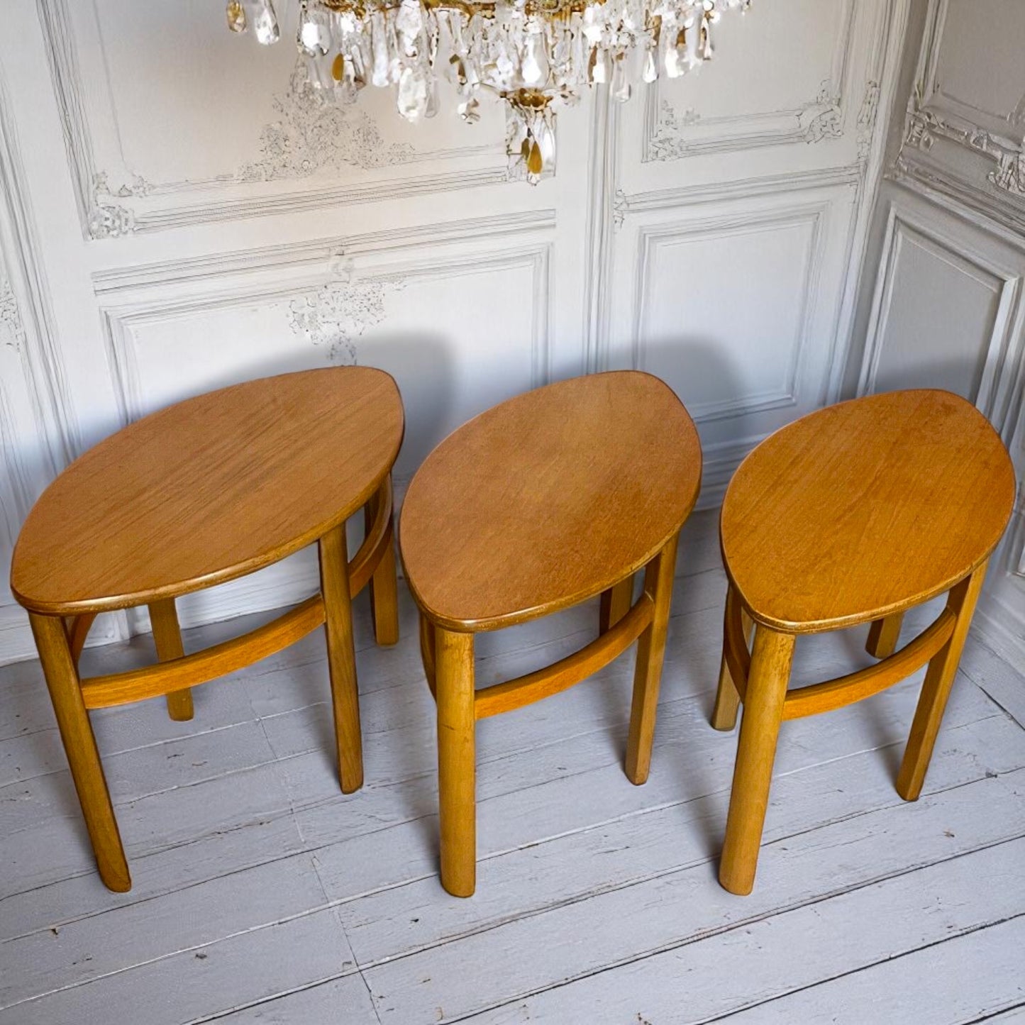 Mid Century "Trinity" Nathan nest of tables
