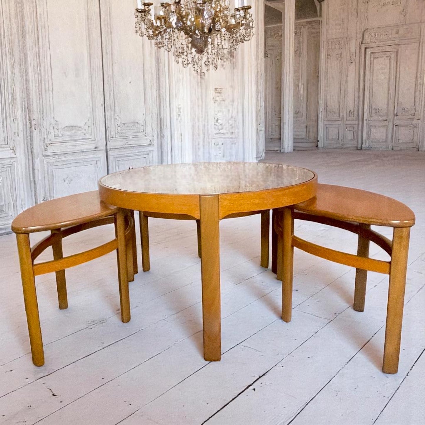 Mid Century "Trinity" Nathan nest of tables