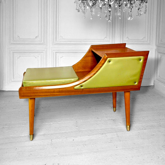 Chippy Heath Mid Century Teak Telephone Table 1950/60's.