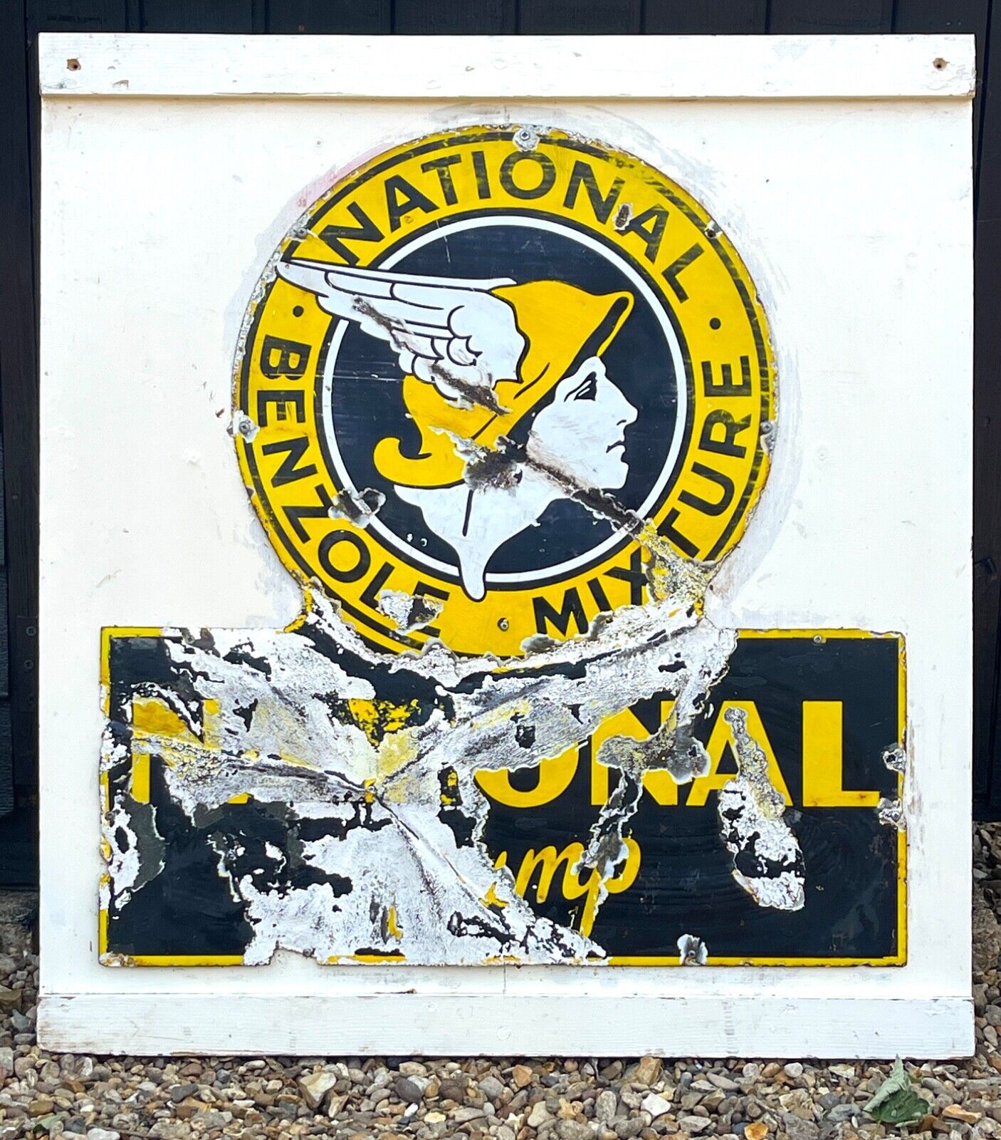 Original 1930's enamel sign National Benzole