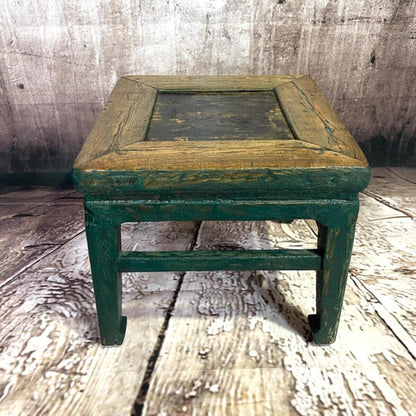 antique Chinese Qing dynasty style table/stool