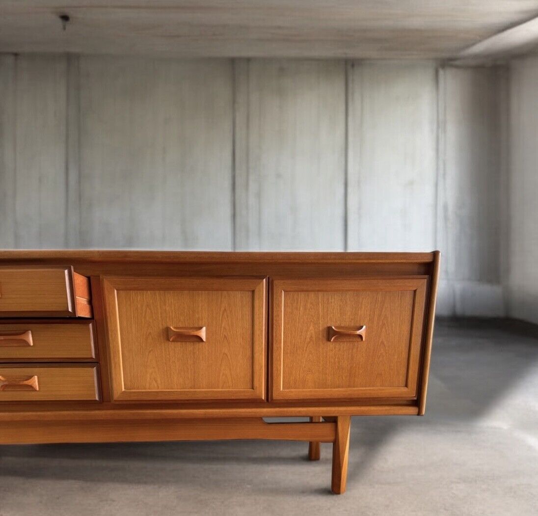 Mid Century Very  Long "William Lawrence" Teak Sideboard
