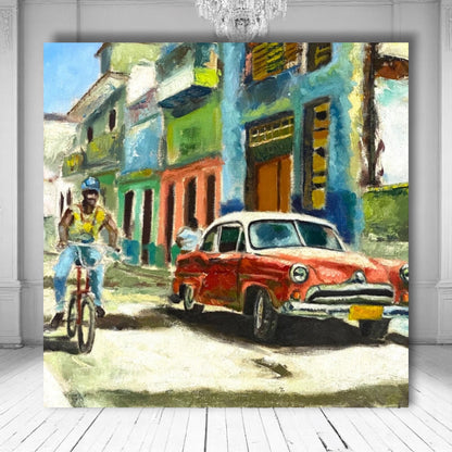 Carlos Toranzo Cuban Painting 1980's