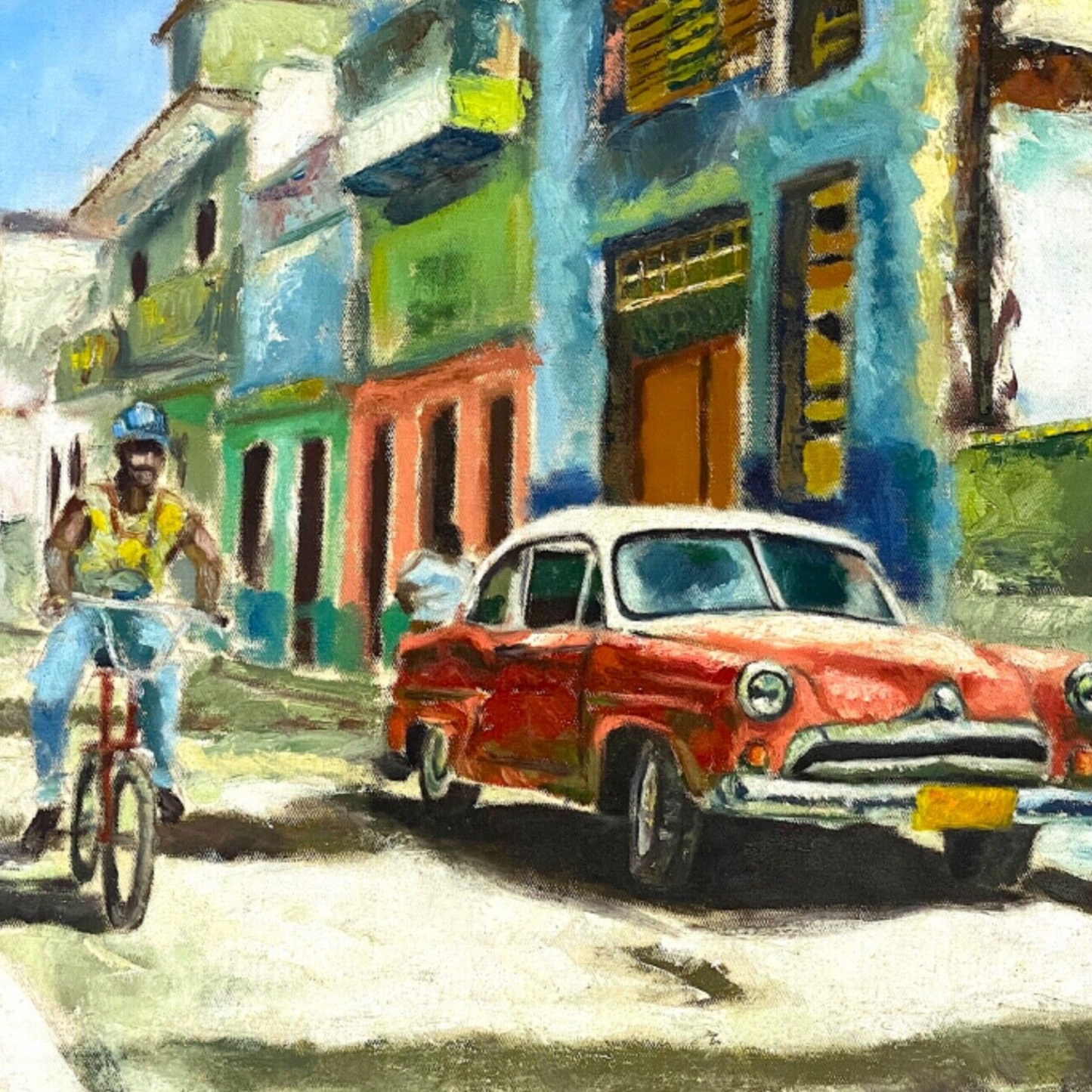 Carlos Toranzo Cuban Painting 1980's