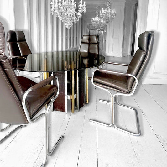 Pieff Tim Bates 1970/80's Luxury Dining Set.