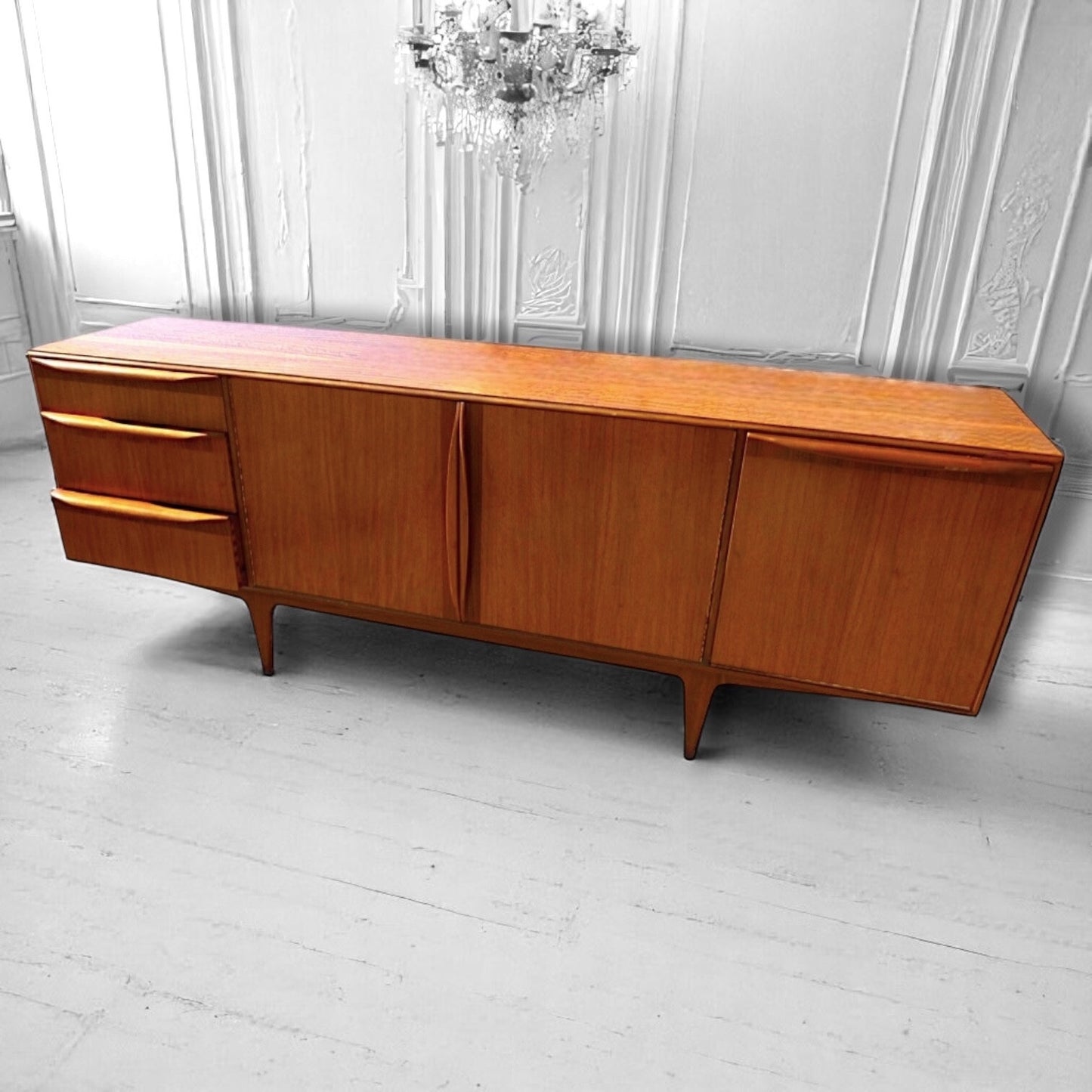 Mid Century Teak Sideboard Designed by Tom Robertson A H McIntosh, Kirkcaldy 1960