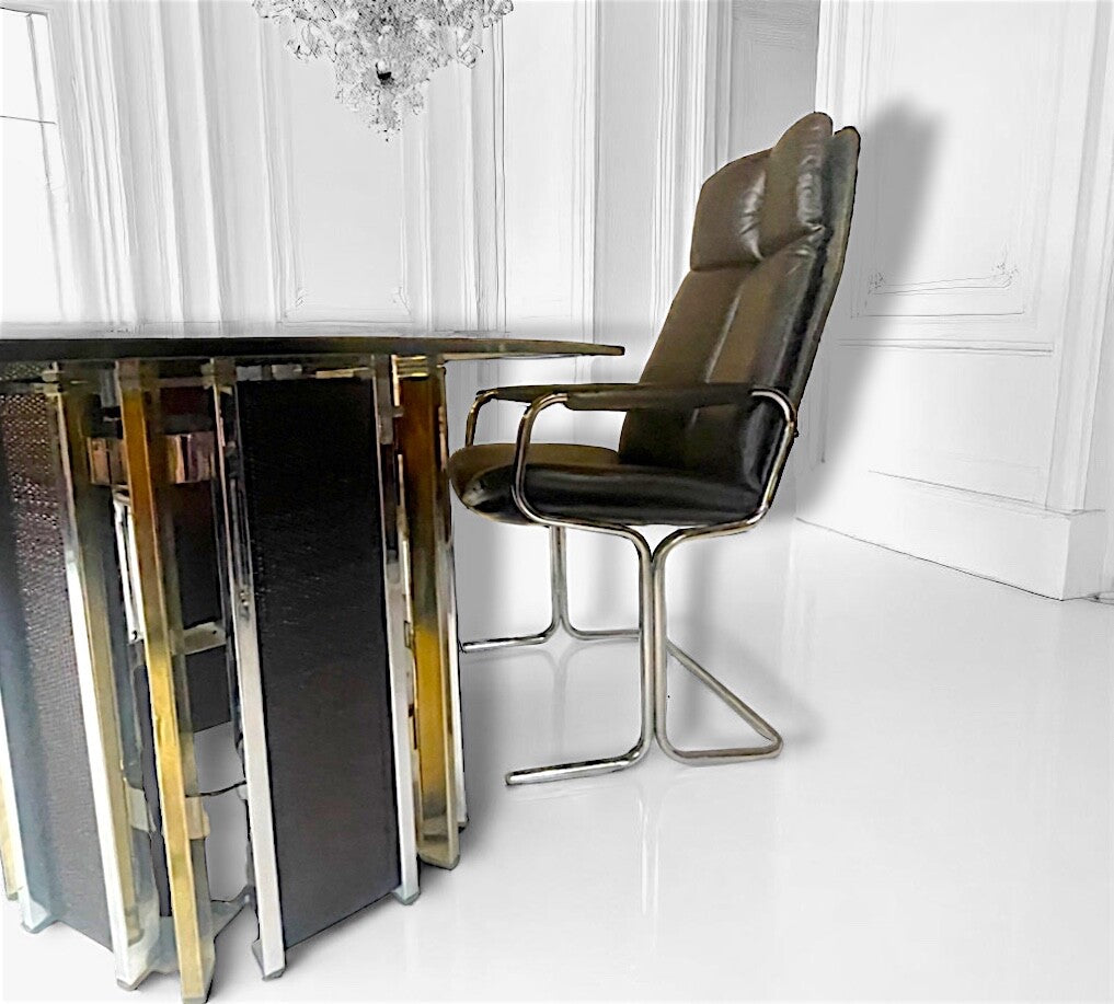 Pieff Tim Bates 1970/80's Luxury Dining Set.