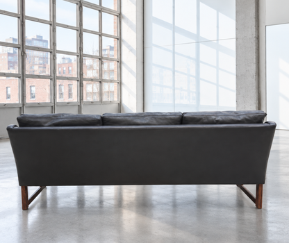 Rudolf Bernd Glatzel for Kill International Leather Sofa 1960's