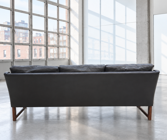 Rudolf Bernd Glatzel for Kill International Leather Sofa 1960's