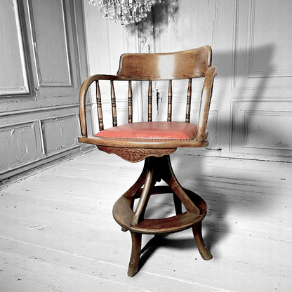Art Nouveau architects chair 1890c