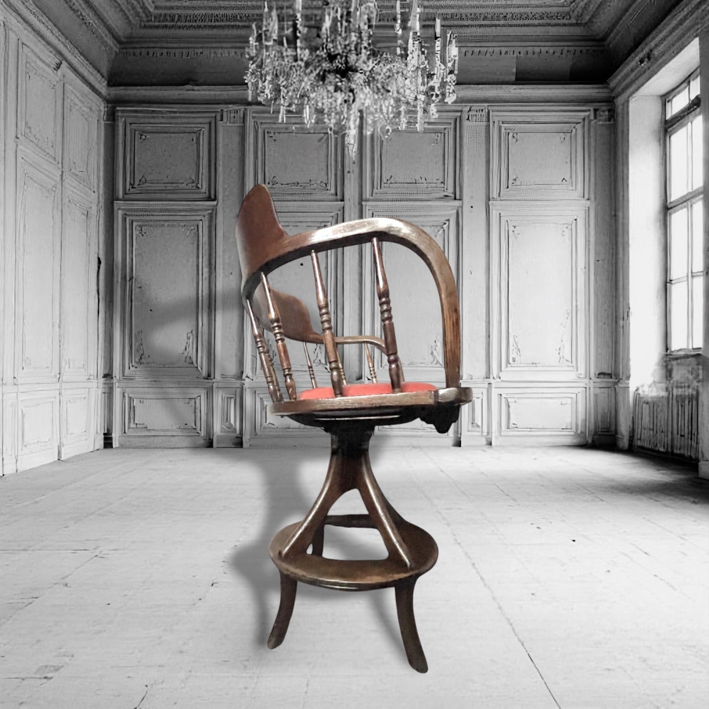 Art Nouveau architects chair 1890c