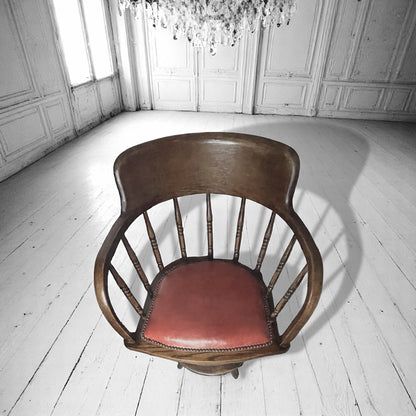Art Nouveau architects chair 1890c