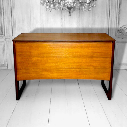 Mid Century Teak Vinyl, Record Cabinet, Sideboard